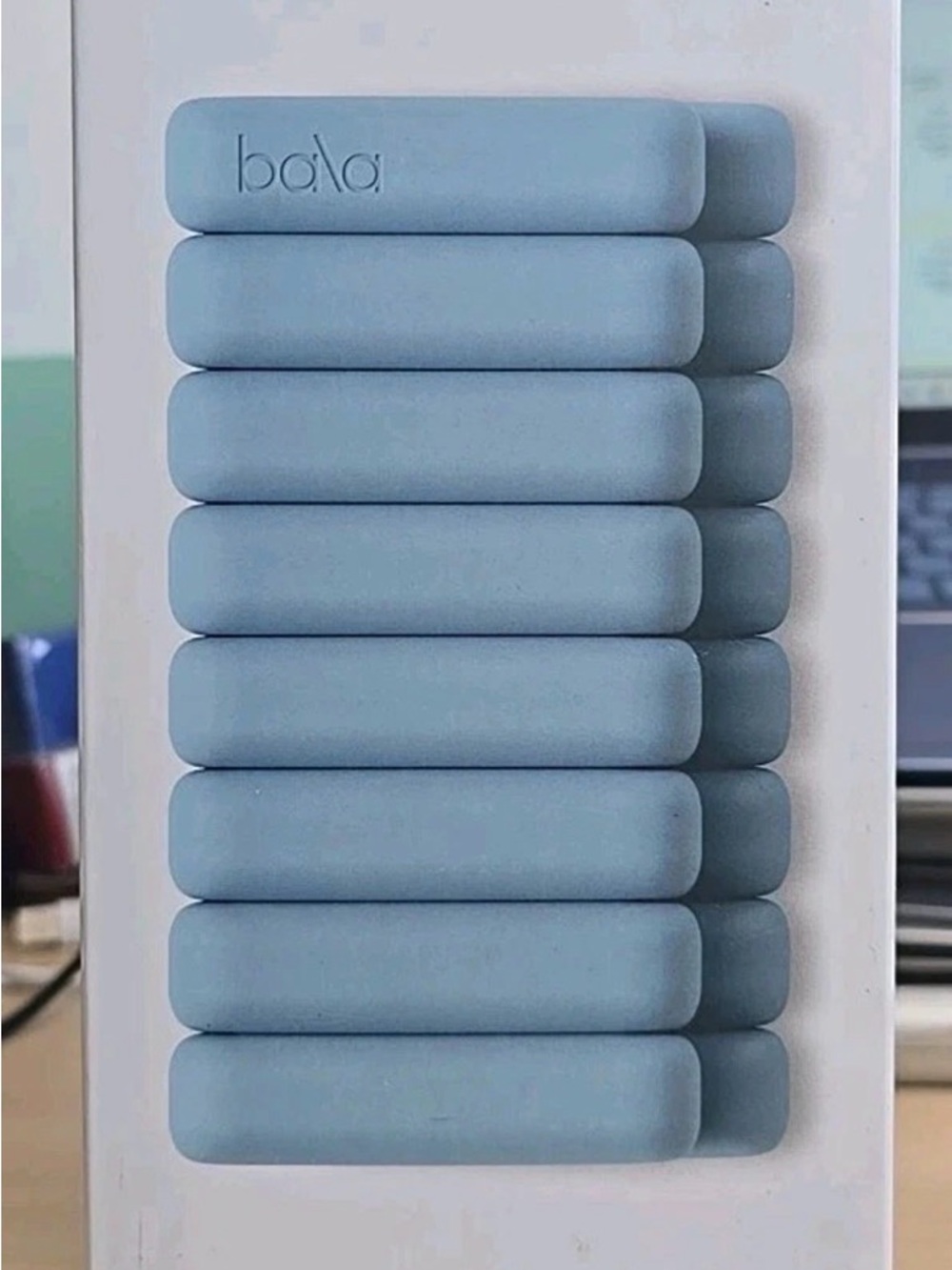 Bala bangles Powder Blue Stackable Wearable Weights